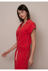 RD Style RD Style - Kate French Terry Sleeveless Top (Cherry)