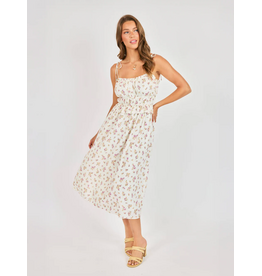 Sadie & Sage Sadie & Sage - Boquet Sweetheart Midi Dress (White)