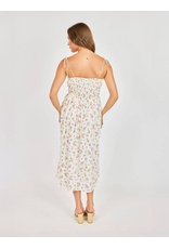Sadie & Sage Sadie & Sage - Boquet Sweetheart Midi Dress (White)