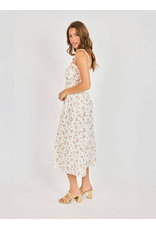 Sadie & Sage Sadie & Sage - Boquet Sweetheart Midi Dress (White)