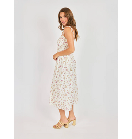 Sadie & Sage Sadie & Sage - Boquet Sweetheart Midi Dress (White)