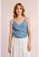 Molly Bracken Molly Bracken -  Lace Up Denim Camisole