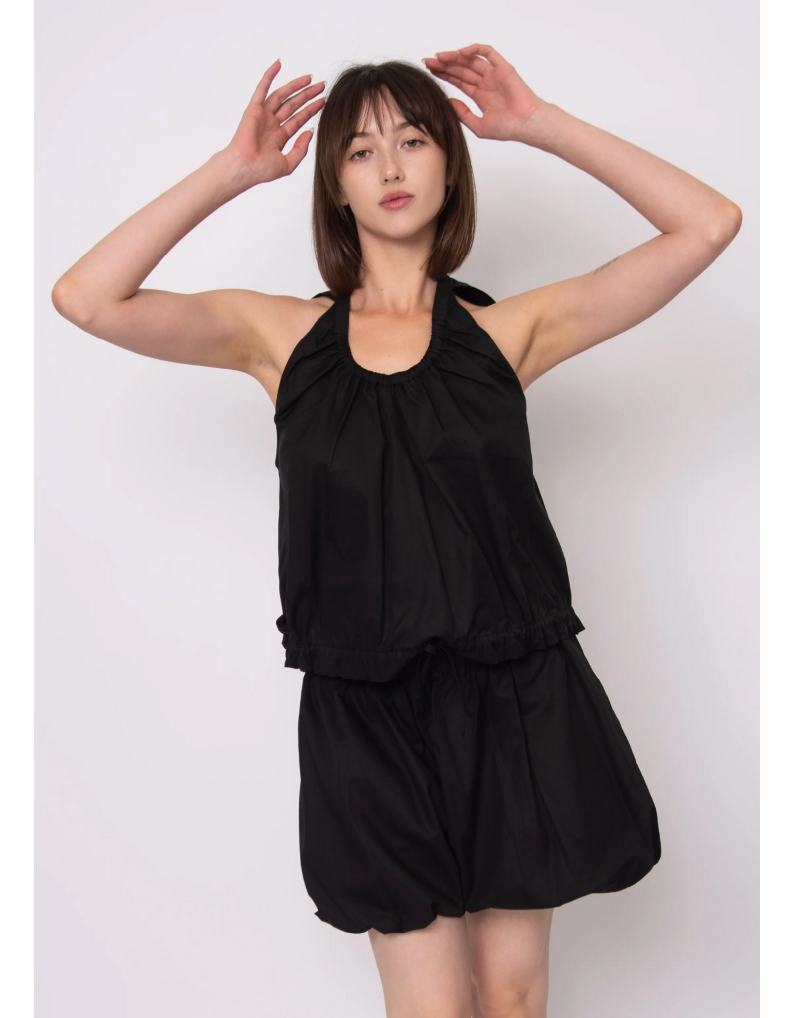 RD Style RD Style - Kara Lightweight Twill Bubble Short (Black)