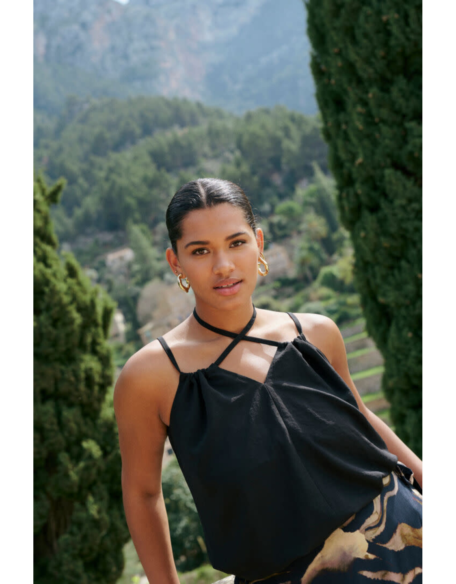 Kaffe Kaffe - Silja top (Black Deep)