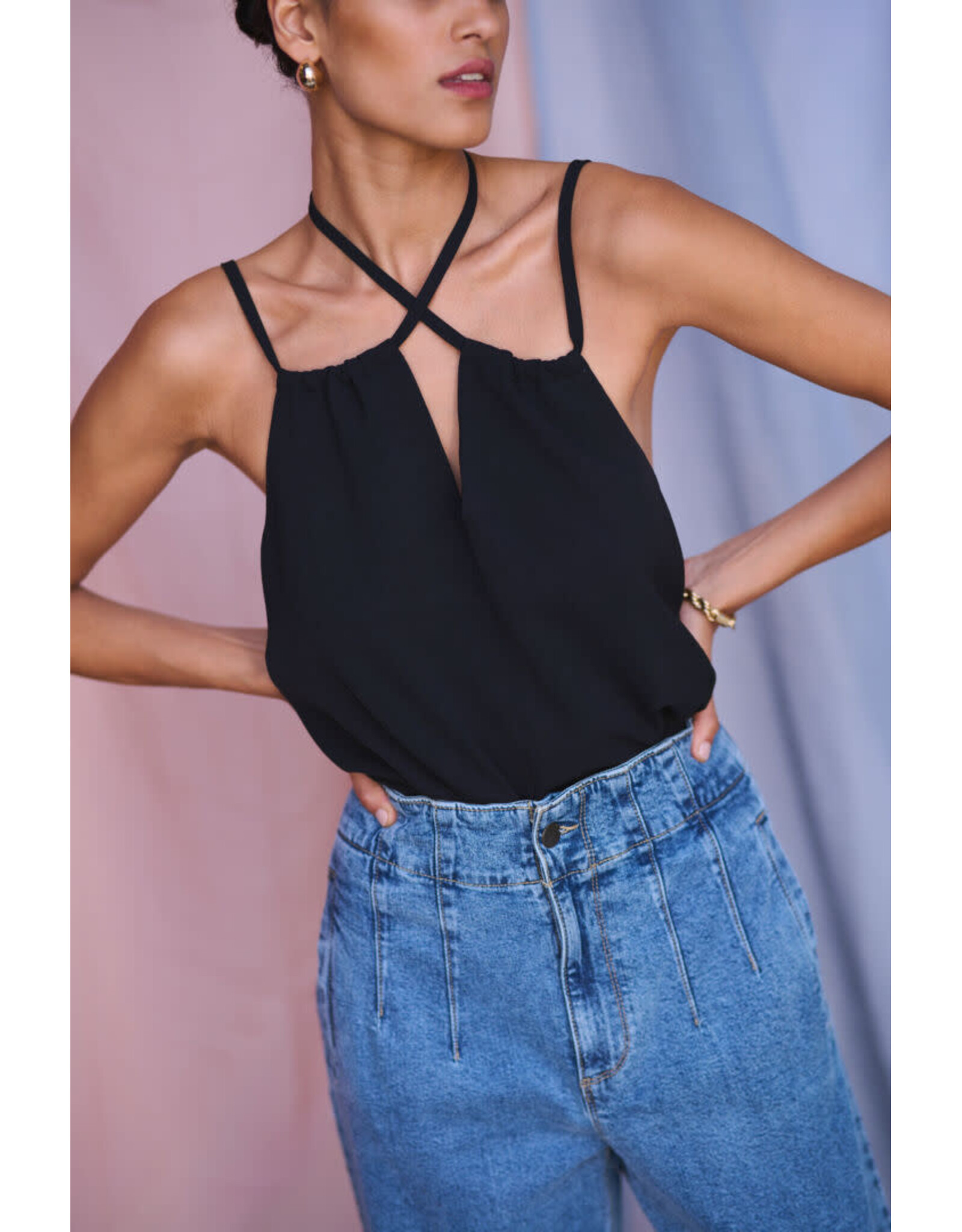 Kaffe Kaffe - Silja top (Black Deep)