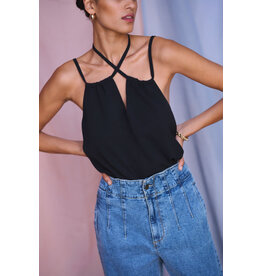 Kaffe Kaffe - Silja top (Black Deep)