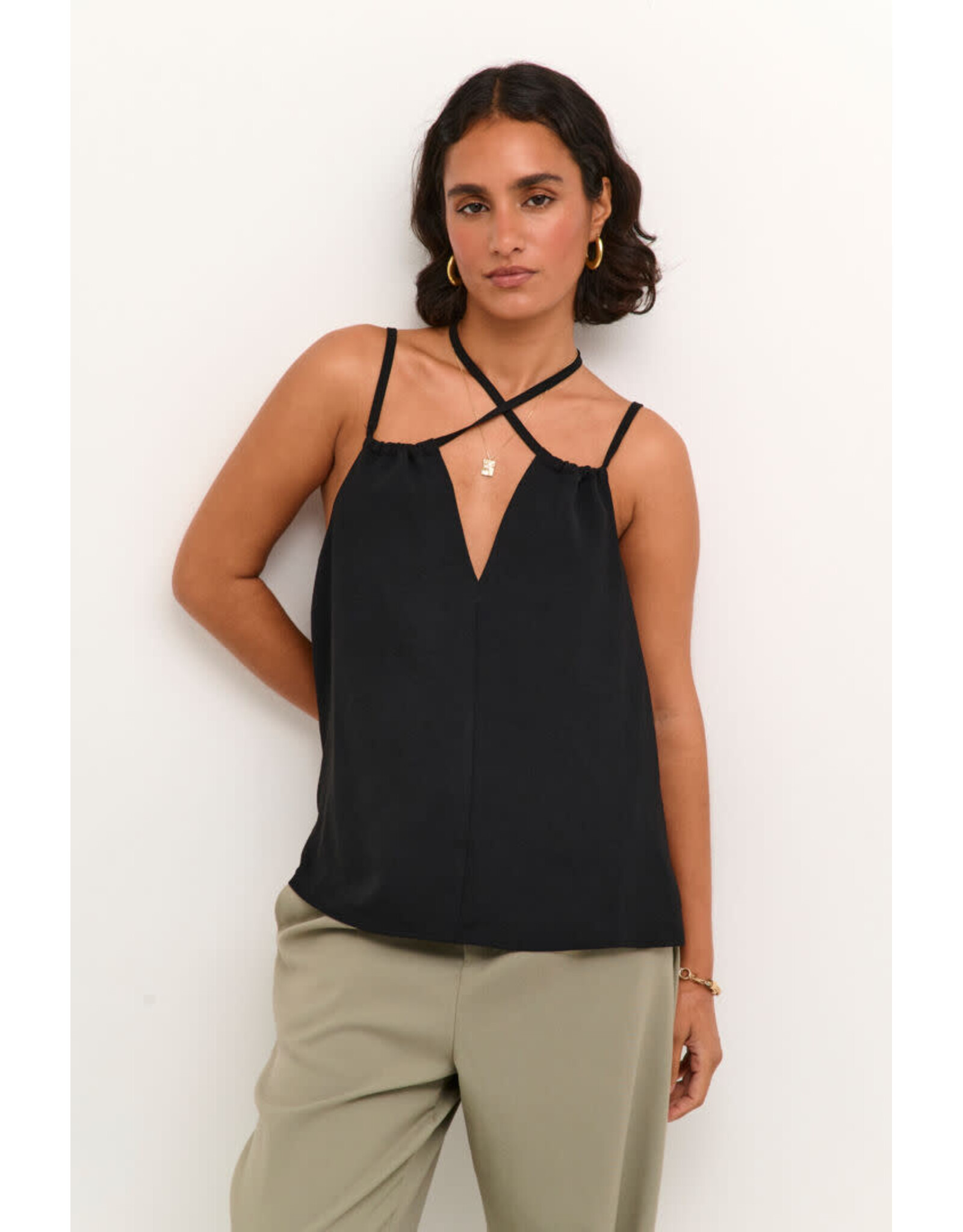 Kaffe Kaffe - Silja top (Black Deep)