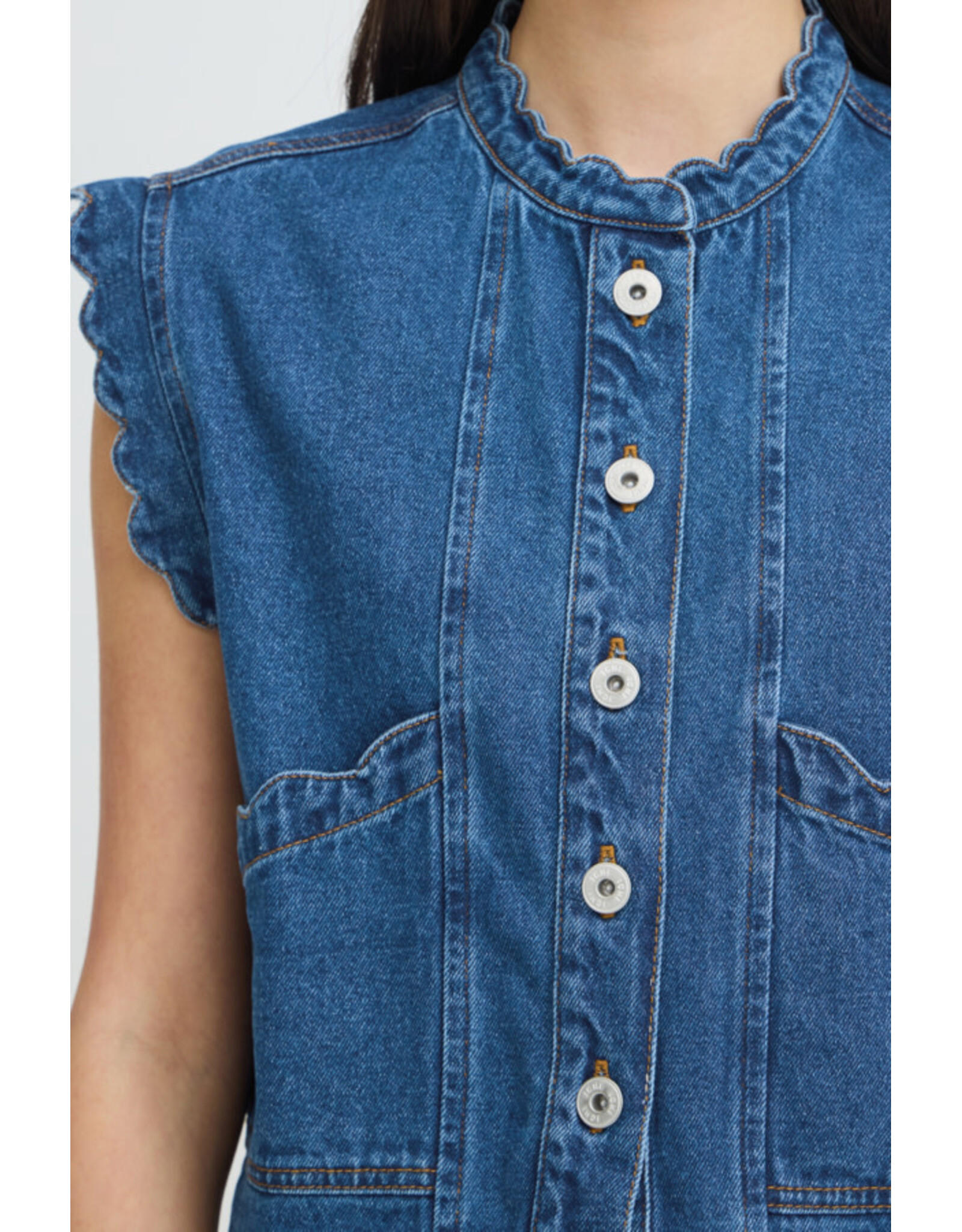 ICHI ICHI - Palou Denim Waistcoat