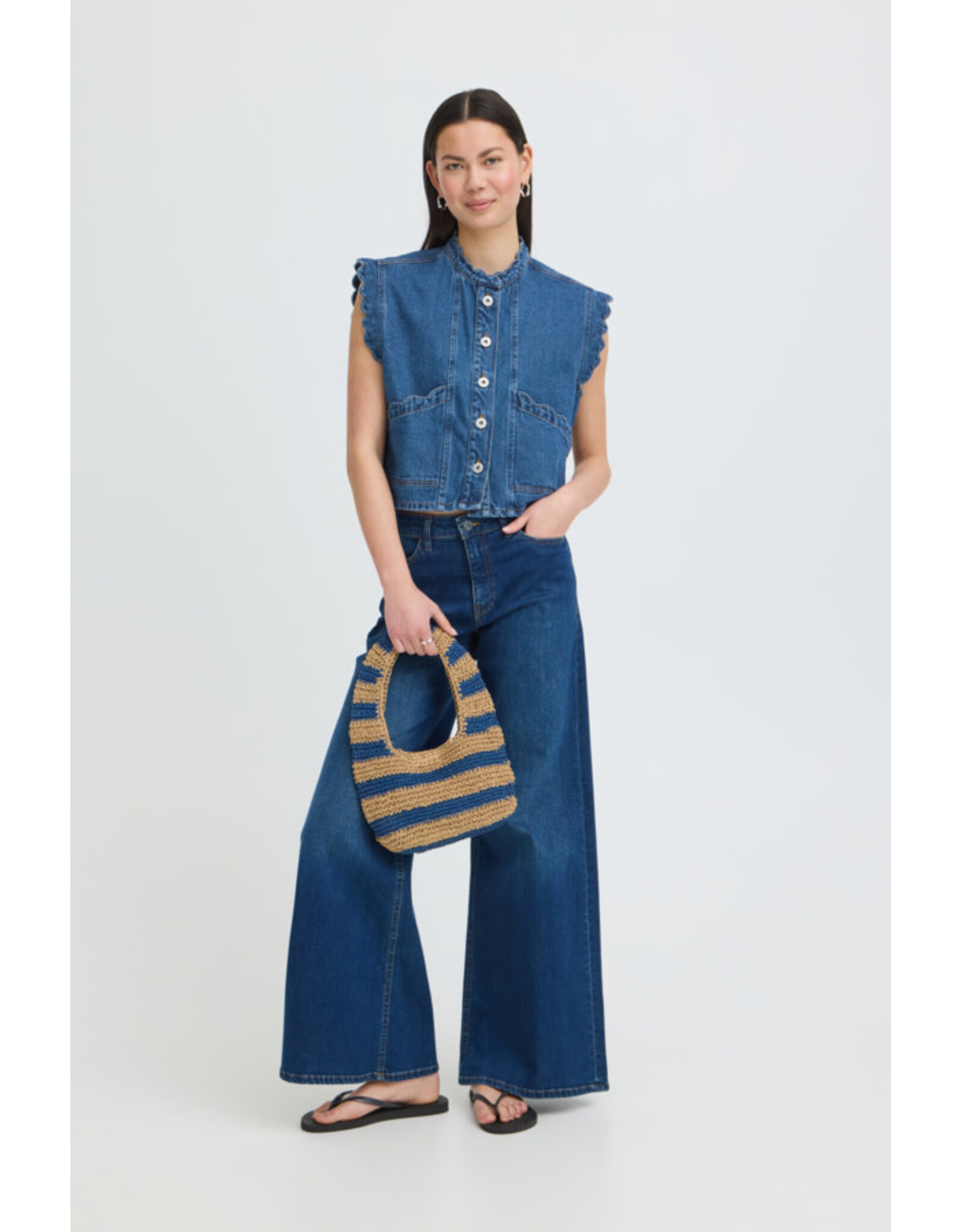 ICHI ICHI - Palou Denim Waistcoat