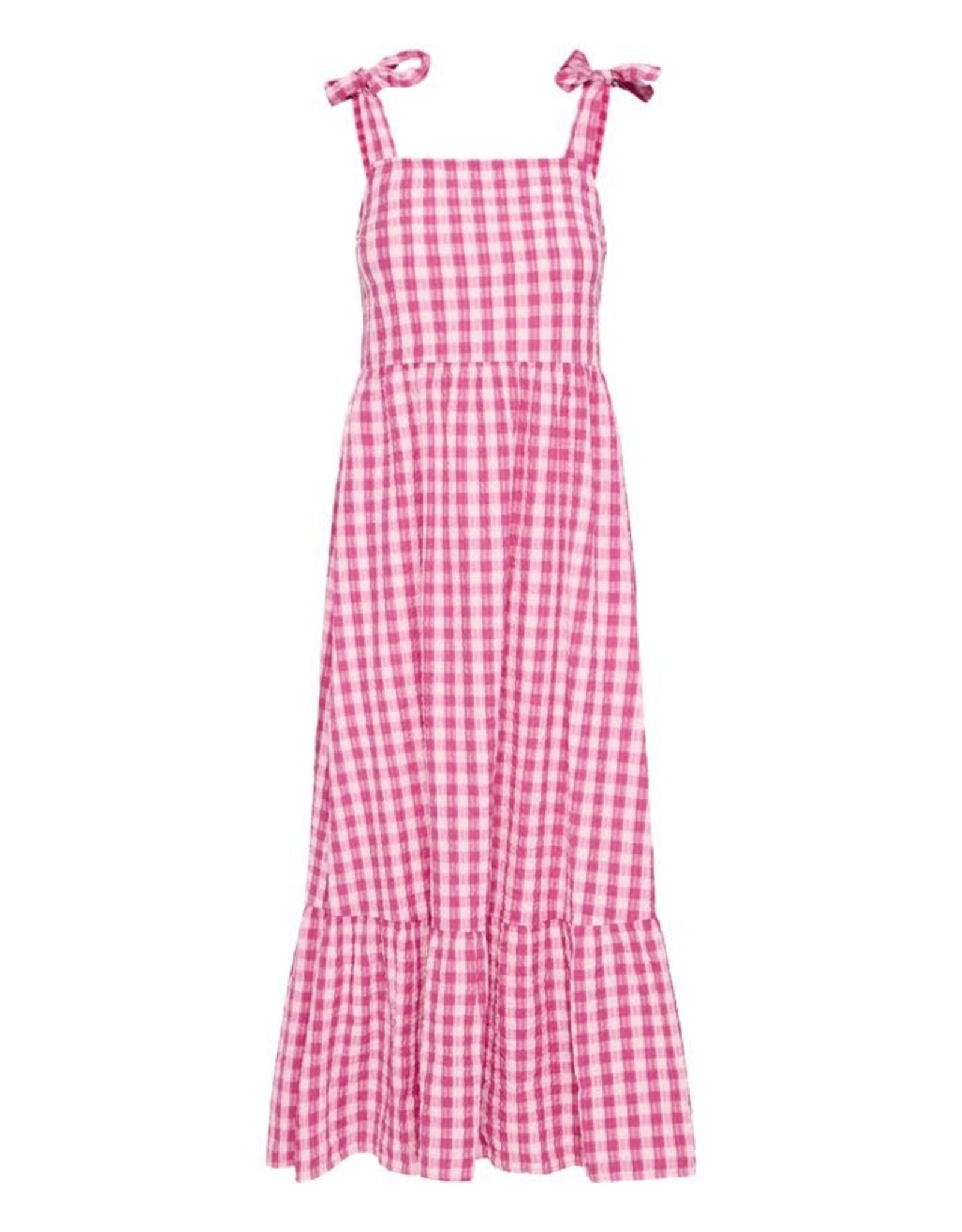 ICHI ICHI - Felica Gingham Print Dress (Very Berry)