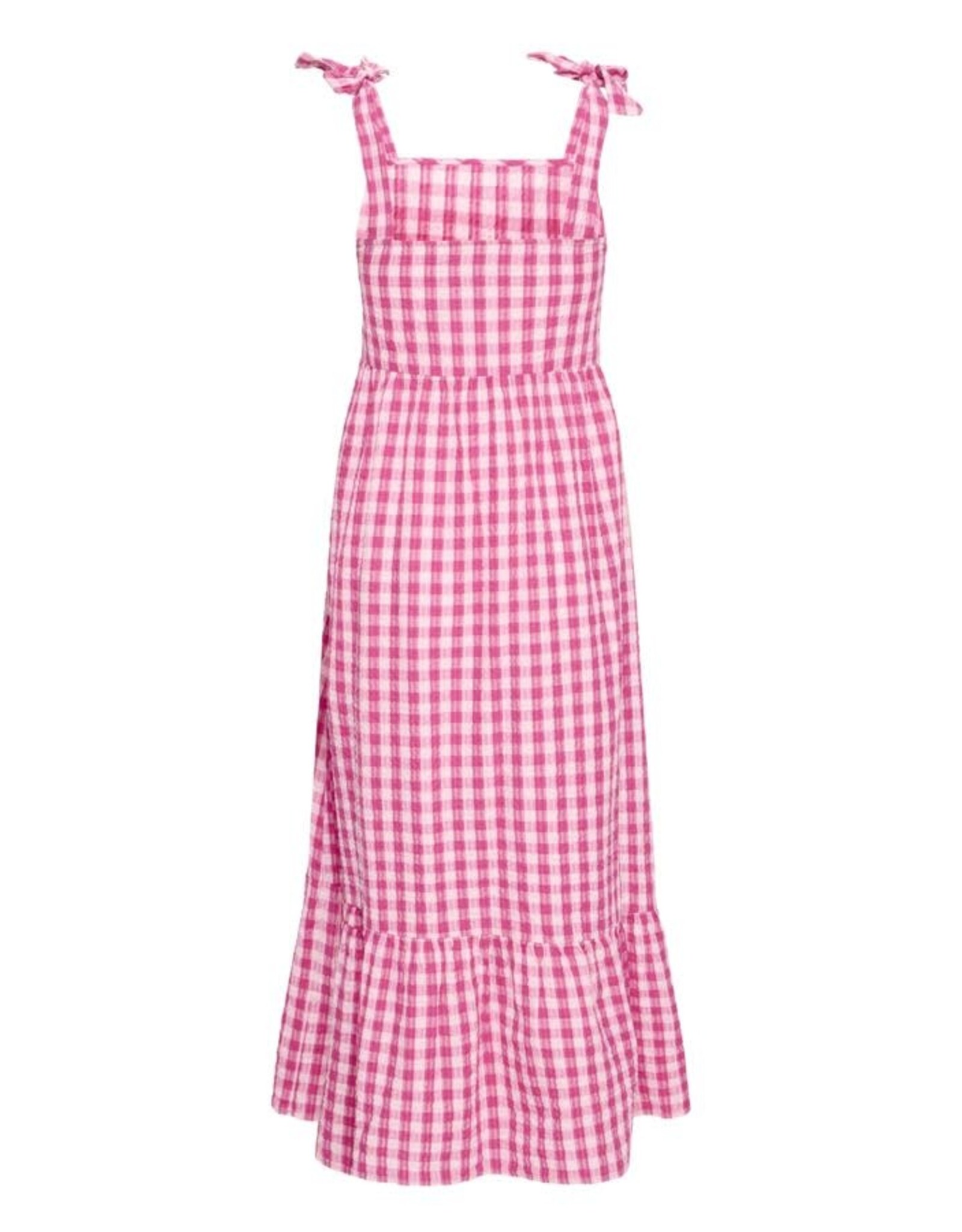 ICHI ICHI - Felica Gingham Print Dress (Very Berry)