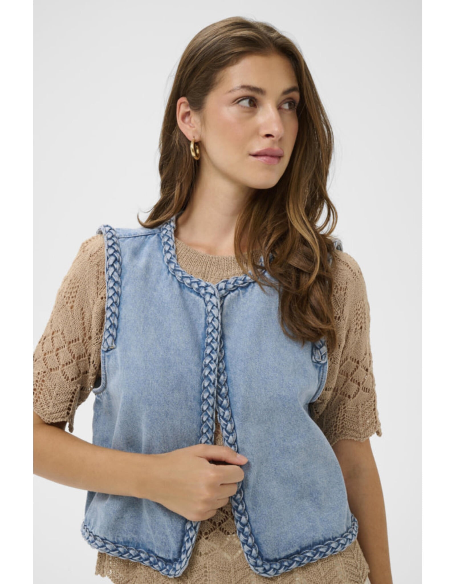 Cream Cream - Rina Denim Waistcoat