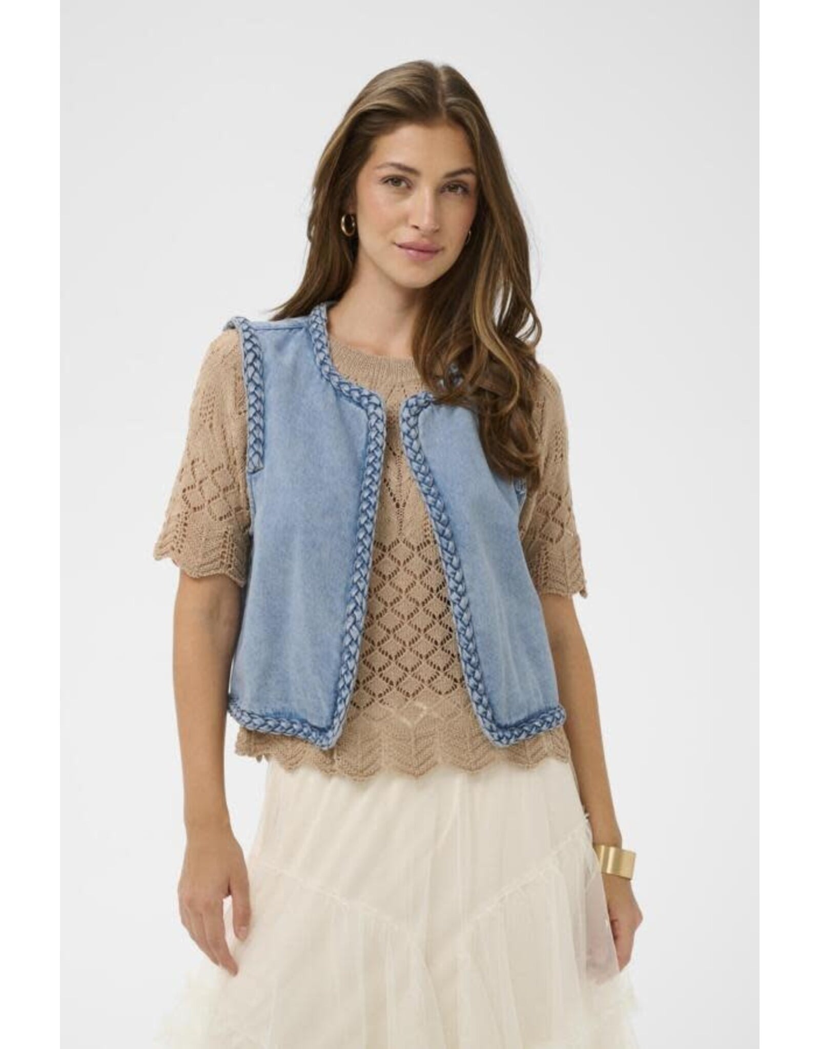 Cream Cream - Rina Denim Waistcoat
