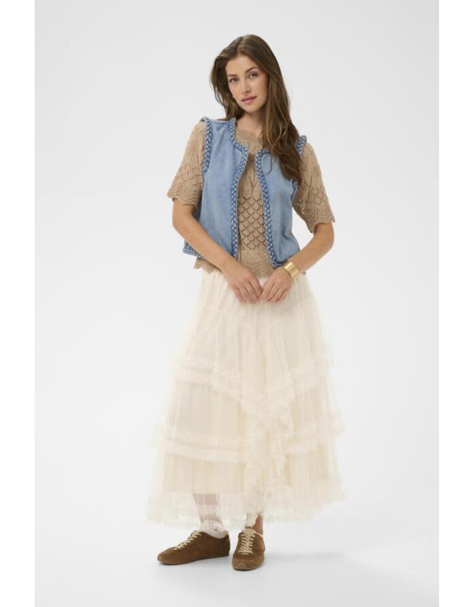 Cream Cream - Rina Denim Waistcoat