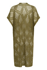 Cream Cream - Ryda Long Open Cardigan (Gothic Olive)