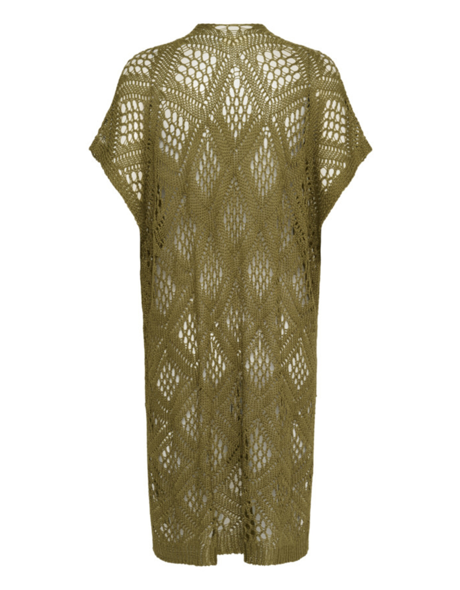 Cream Cream - Ryda Long Open Cardigan (Gothic Olive)