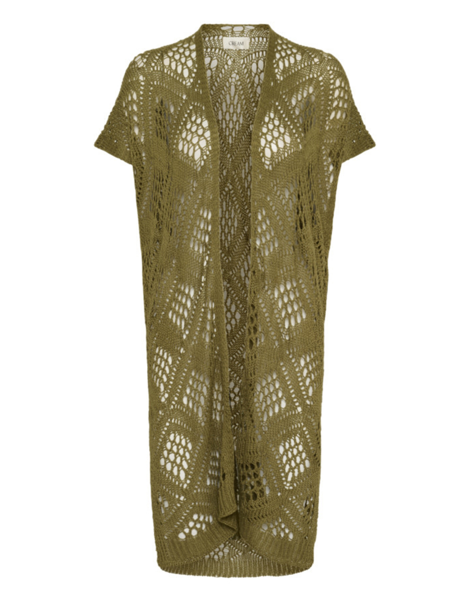 Cream Cream - Ryda Long Open Cardigan (Gothic Olive)