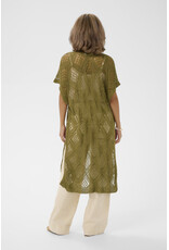Cream Cream - Ryda Long Open Cardigan (Gothic Olive)