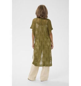 Cream Cream - Ryda Long Open Cardigan (Gothic Olive)