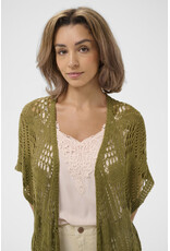 Cream Cream - Ryda Long Open Cardigan (Gothic Olive)
