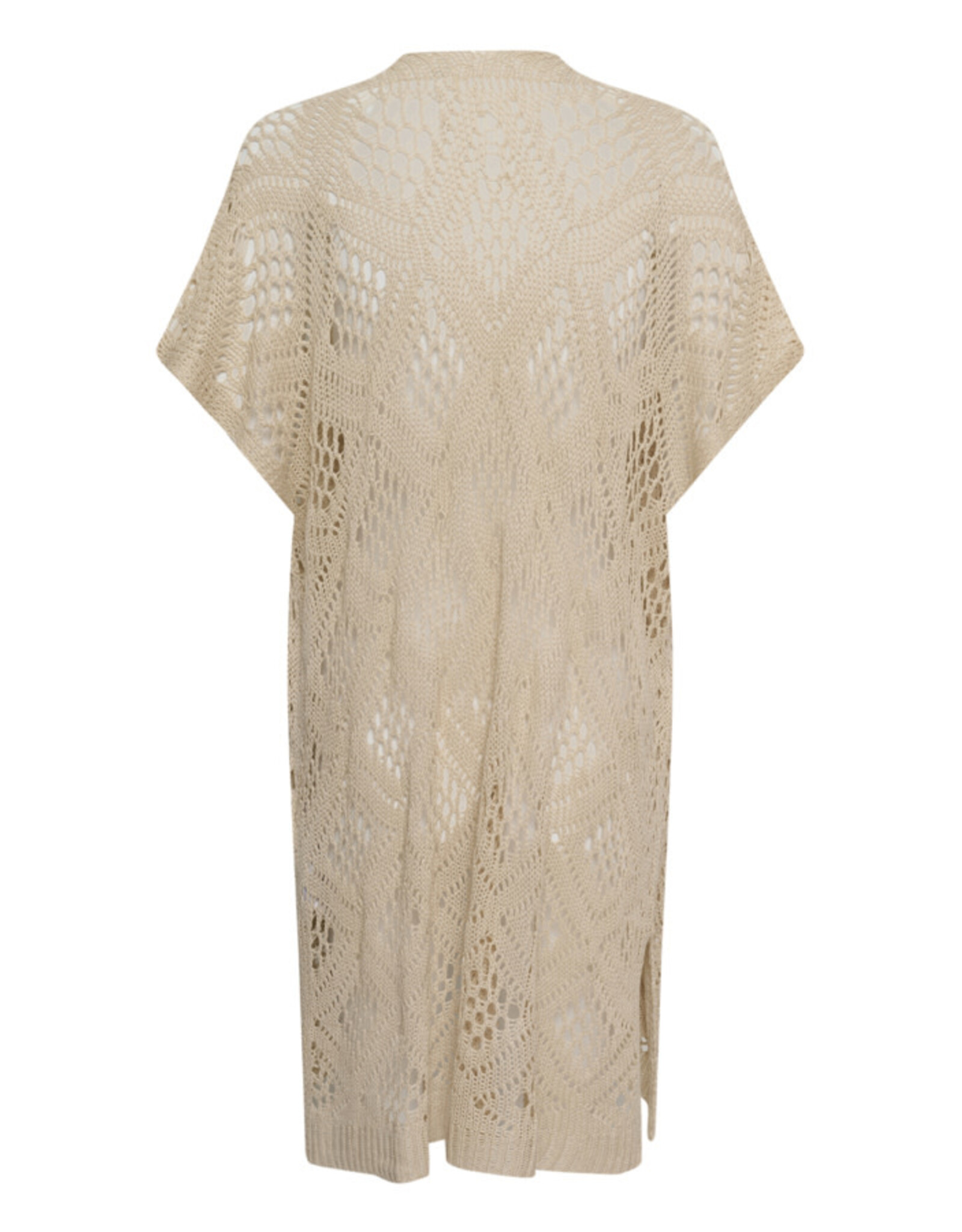 Cream Cream - Ryda Long Open Cardigan (Perfectly Pale)