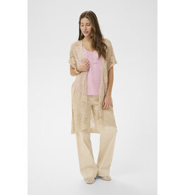 Cream Cream - Ryda Long Open Cardigan (Perfectly Pale)