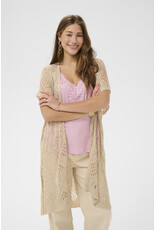 Cream Cream - Ryda Long Open Cardigan (Perfectly Pale)