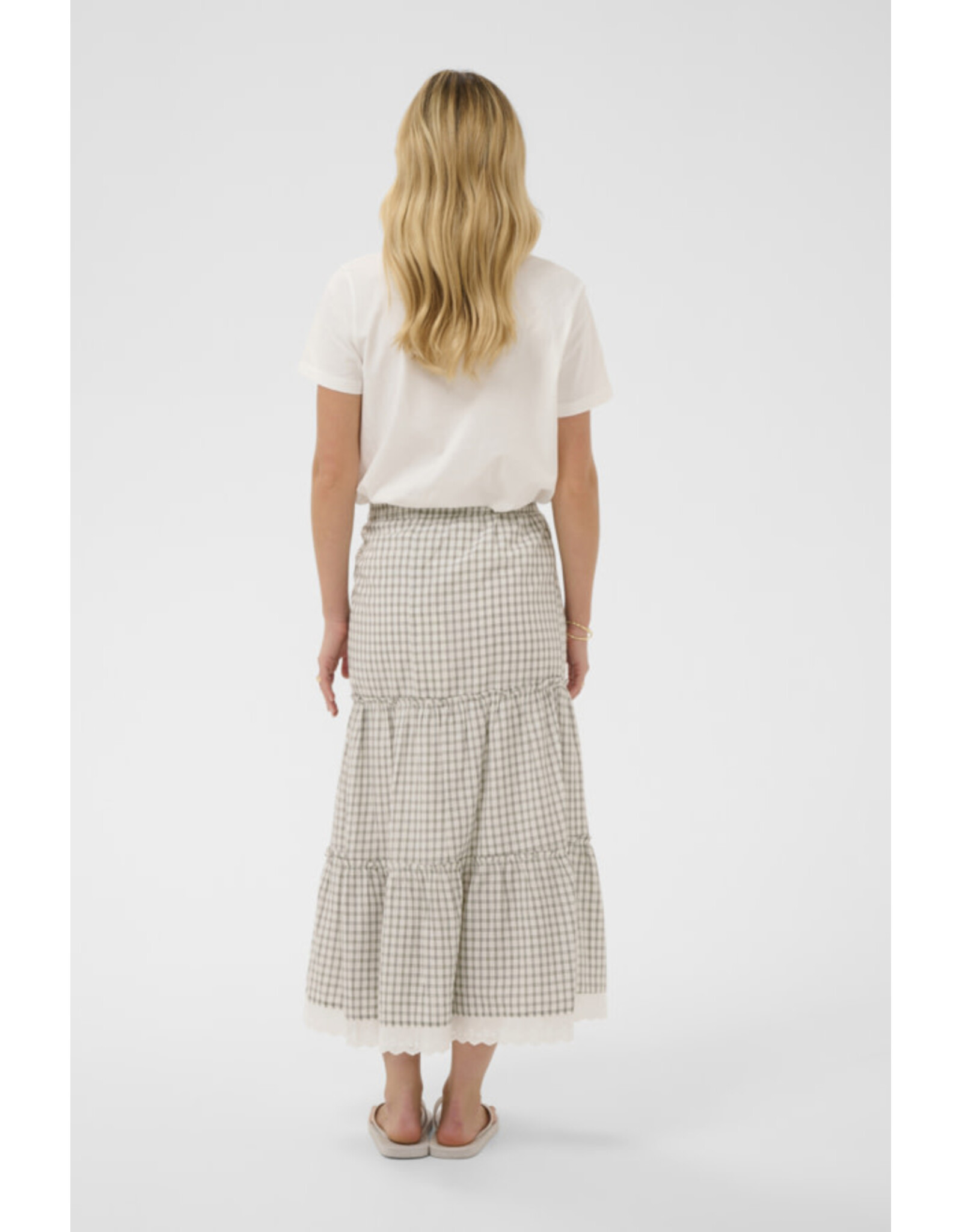 Cream Cream - Milana Skirt (Black / White Check)