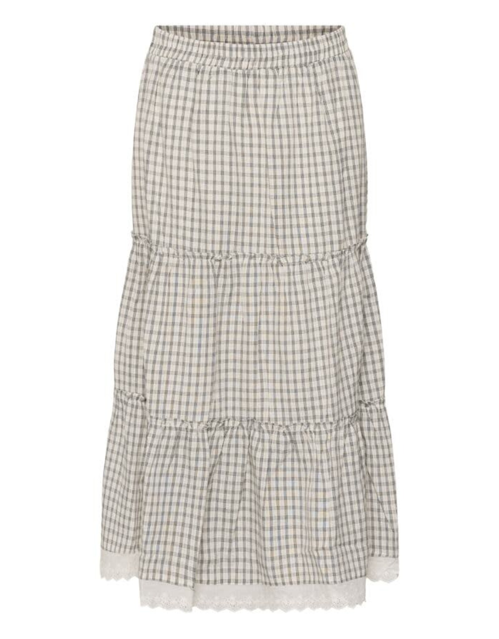 Cream Cream - Milana Skirt (Black / White Check)