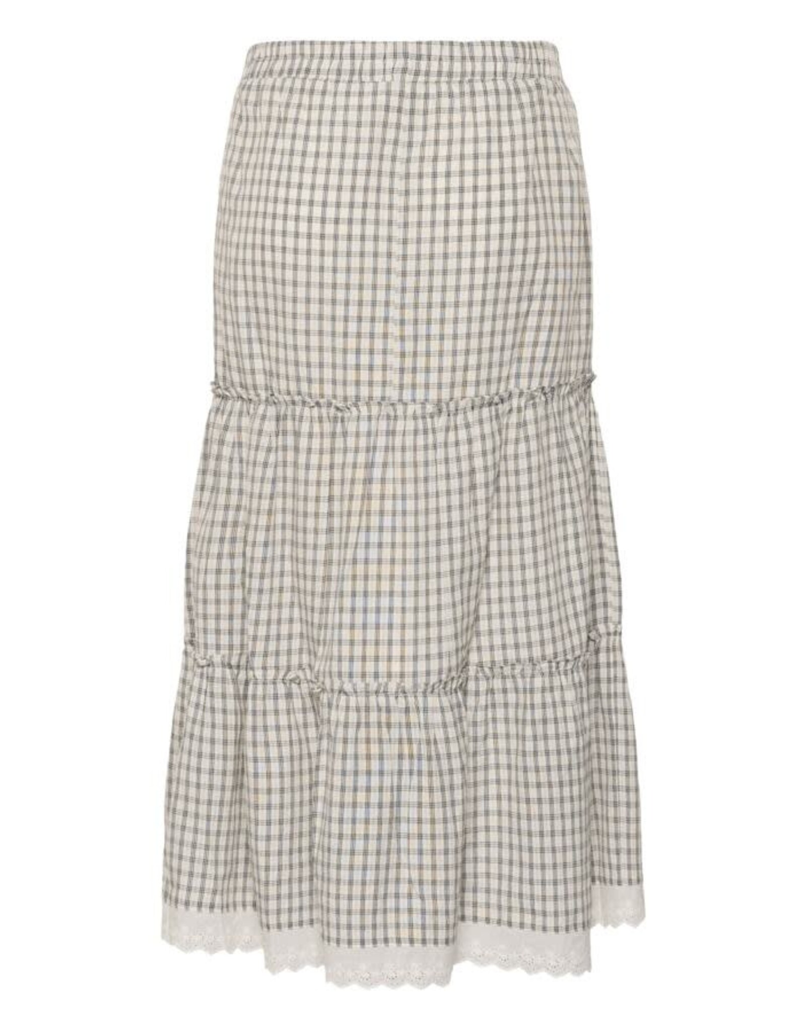 Cream Cream - Milana Skirt (Black / White Check)