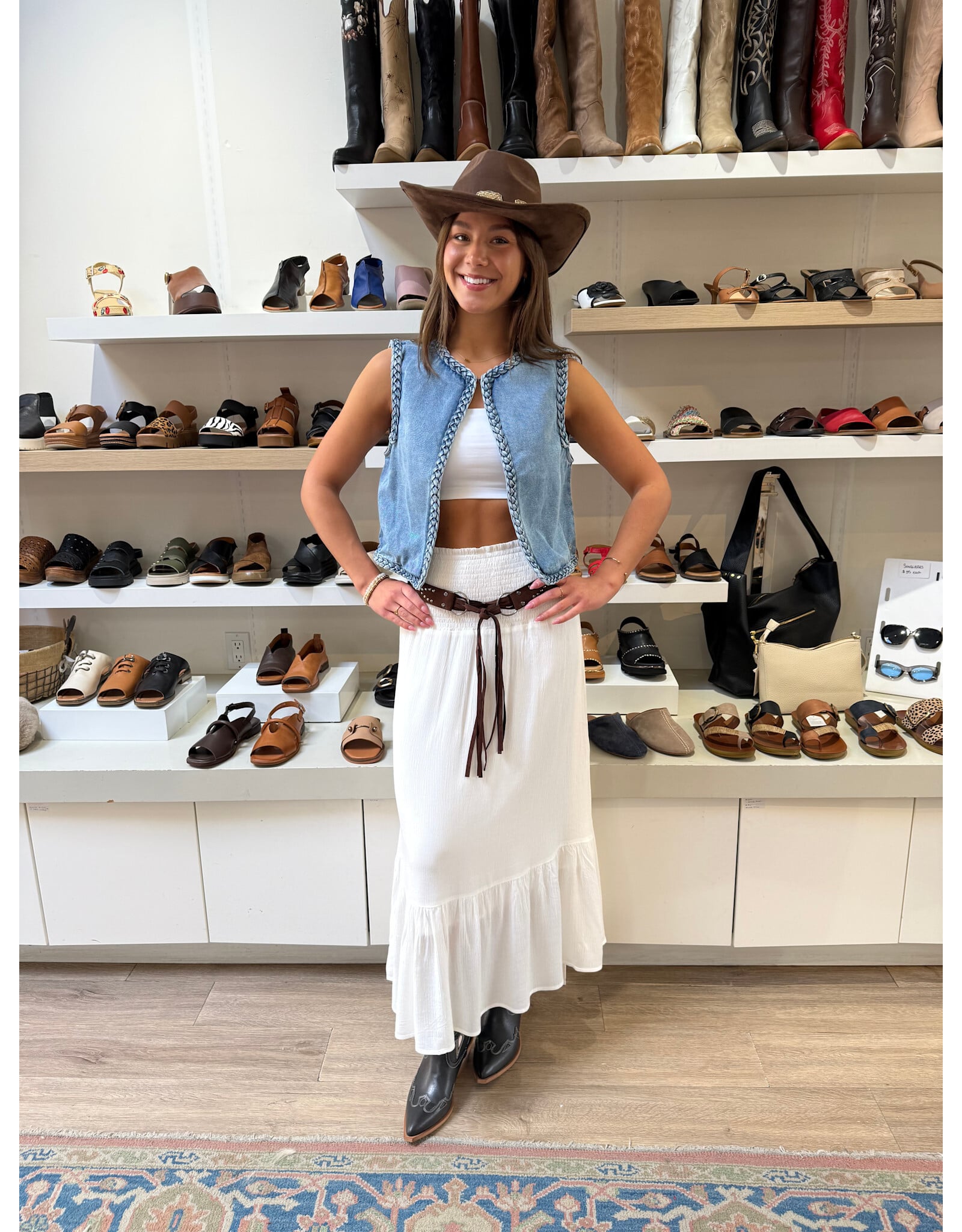 Cream Cream - Rina Denim Waistcoat