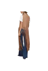 Saints & Hearts Saints & Hearts - Long fringe vest (Camel)