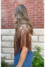 Saints & Hearts Saints & Hearts - Fringe Suede Collar (Tan)