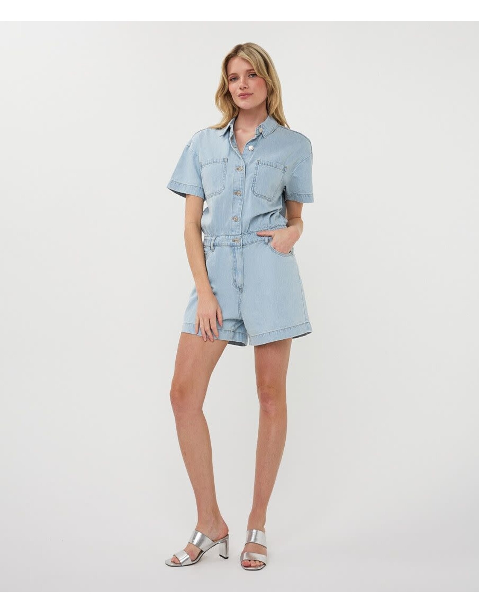 EsQualo EsQualo - Denim Jumpsuit (Light Denim)