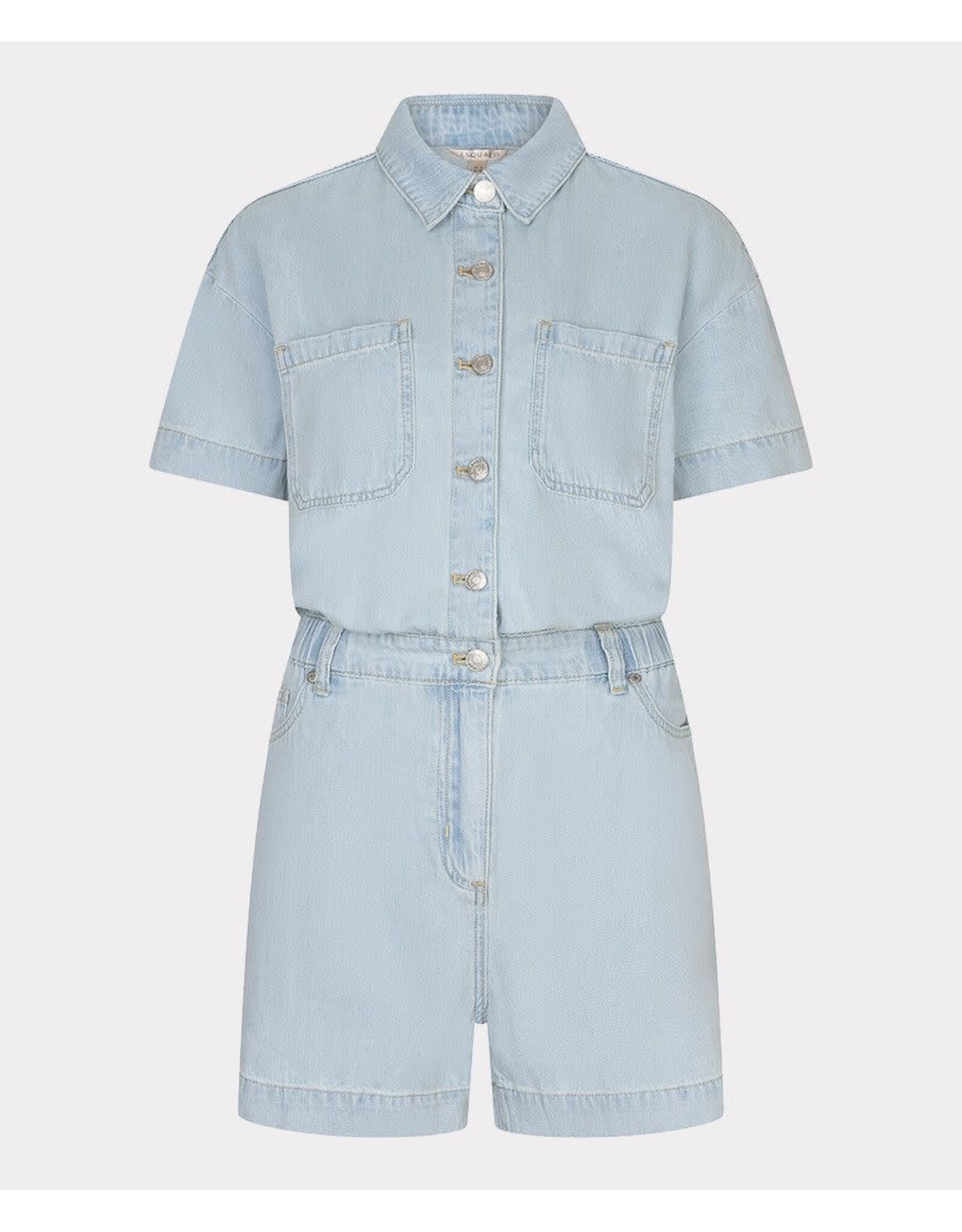 EsQualo EsQualo - Denim Jumpsuit (Light Denim)