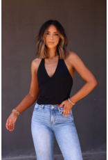 Free people Free People - Free People Black Still Here Halter Top (Black)