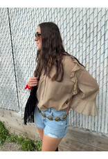 Kaffe Kaffe - Flora Blouse (Petrified Oak)