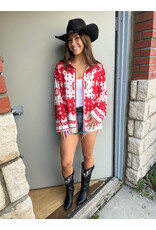 Astrid Astrid - Bandana Button Up (Red Scarf)