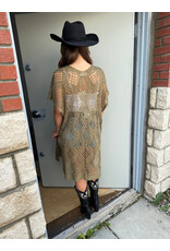 Cream Cream - Ryda Long Open Cardigan (Gothic Olive)