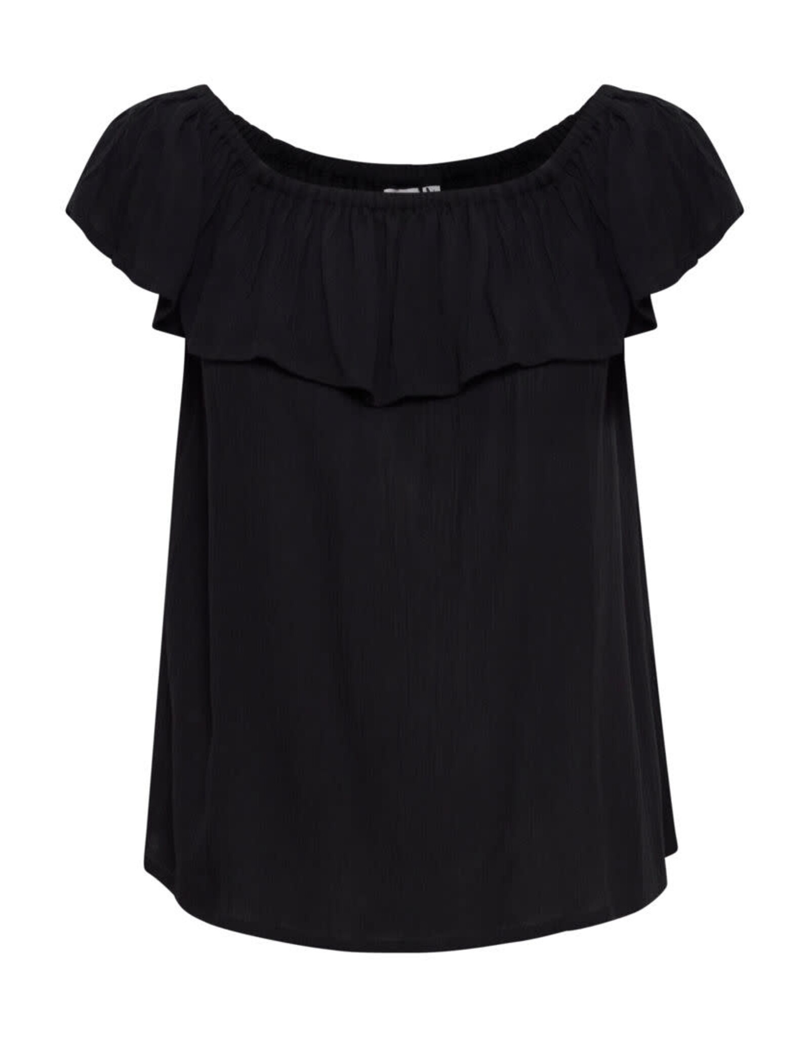 ICHI ICHI - Marrakech off the shoulder top (black)