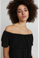 ICHI ICHI - Marrakech off the shoulder top (black)