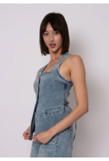 RD Style RD Style - Vesta Stretch Denim Button (Light Wash)