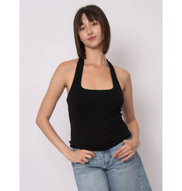 RD Style RD Style - Hela Cotton Core Halter Top (Black)