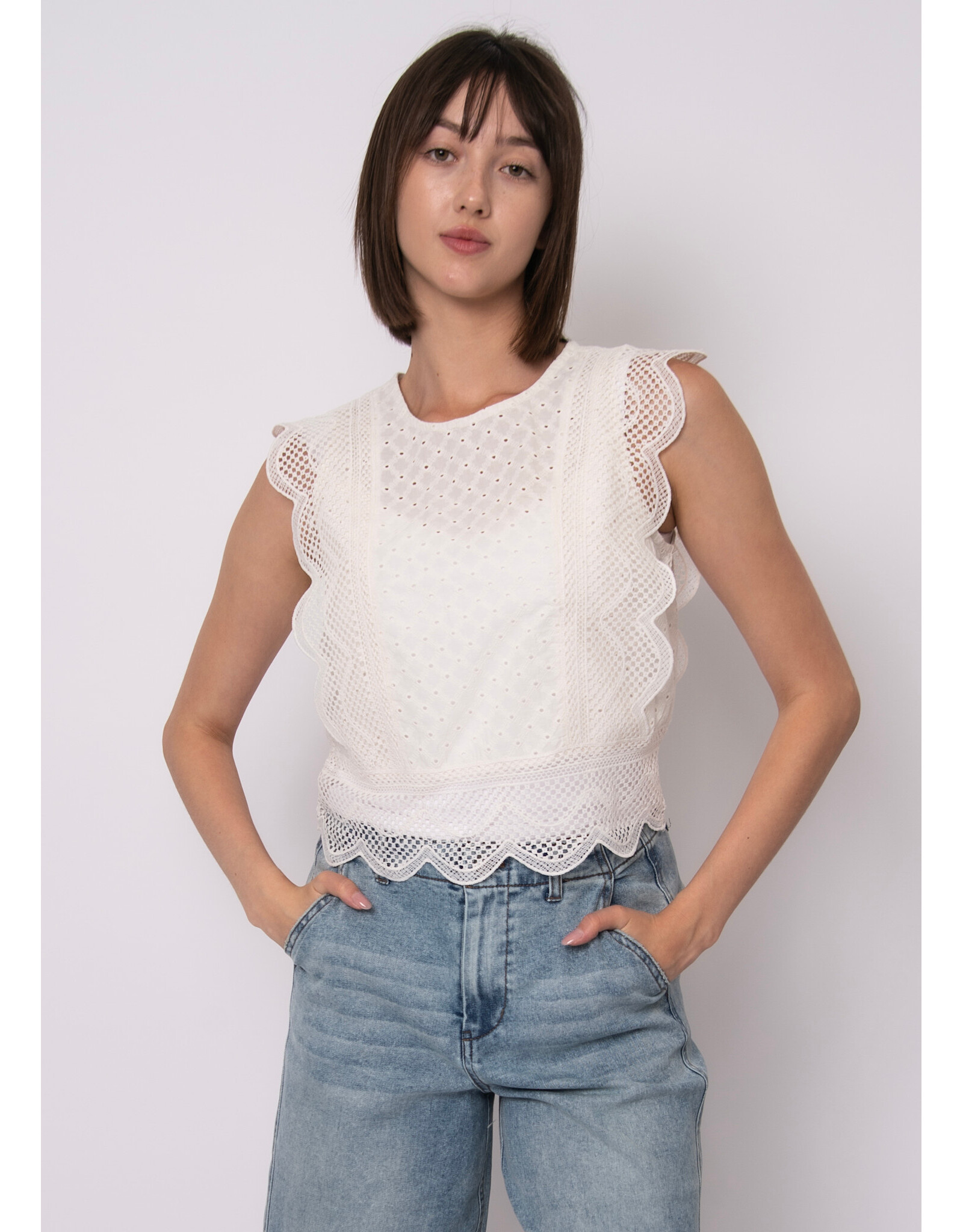 RD Style RD Style - Meriane Sleeveless Top (Natural)