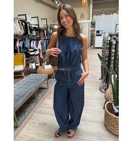 RD Style RD Style - Kaya Lightweight Denim Pull On Barrel Jean (Didi Dark Wash)