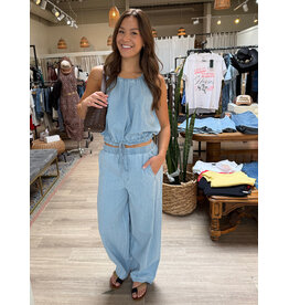 RD Style RD Style - Kaya Lightweight Denim Pull On Barrel Jean (Stone Wash Blue)
