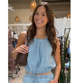 RD Style RD Style - Karen Chambray Tank (Stone Wash Blue)