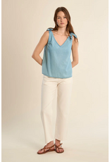 Molly Bracken Molly Bracken - Cotton Tank Top with Tie Straps
