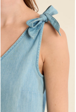 Molly Bracken Molly Bracken - Cotton Tank Top with Tie Straps