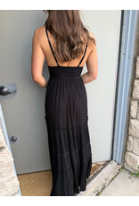 RD Style RD Style - Martika Adjustable Strap Tiered Dress (Black)